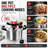 WantJoin 8Qt Pressure Canner and Cooker with Dual Handle