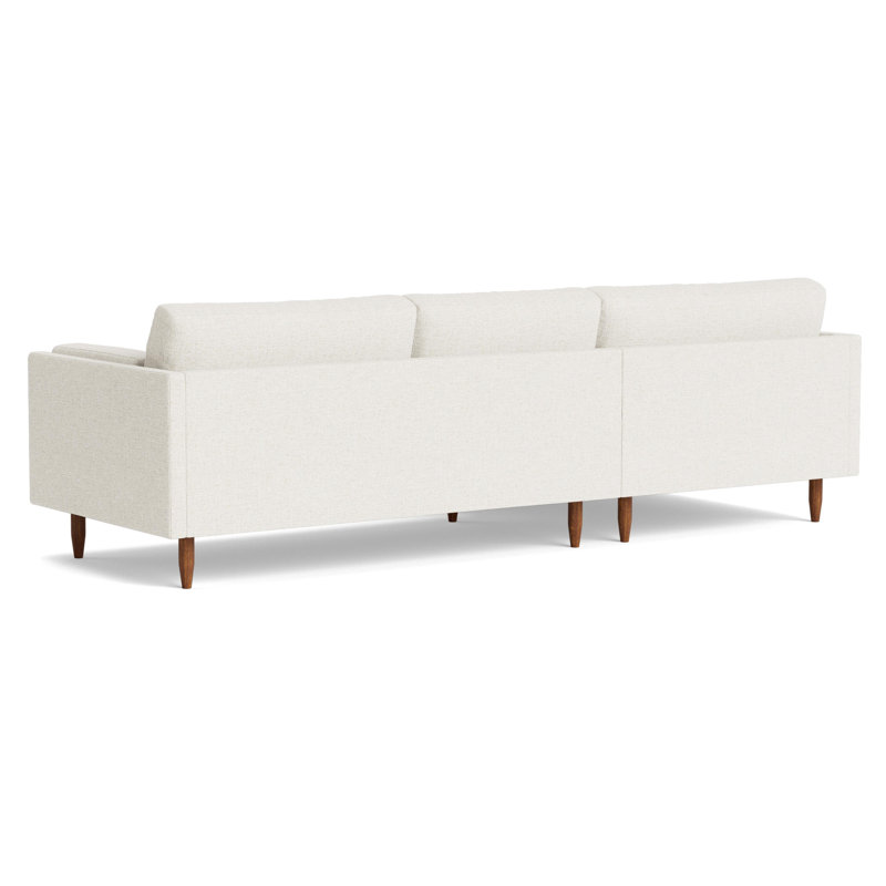 Skinny Fat Chaise Sectional, Left Hand Facing, Performance Weave - Natural