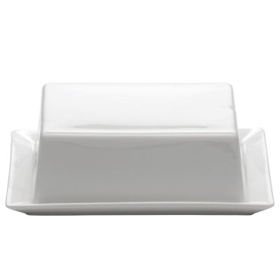 Maxwell&Williams Basics Porcelain Butter Dish