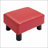 Ottoman Foot Rest Small Foot Stool with Faux Leather Upholstery Rectangular Ottoman Footrest-133543263