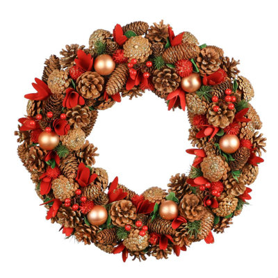 Pinecones 50 cm Wreath