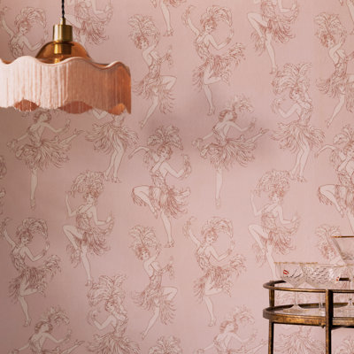 Cha Cha Cha Watermelon Blush Wallpaper