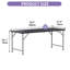 Table pliante rectangulaire de camping en plein air Ballantine-1320410105