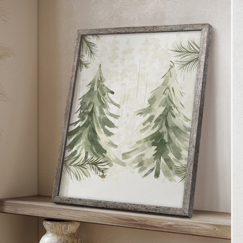 «Christmas Holiday Art» CECXCII, reproduction d'art encadrée - bois massif, H 30 po x l 24 po