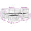 185.5cm Wide Patio Sectional Set