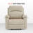 Pantazi Wide Seat Power Recliner Lift Assist Chair, Faux Leather-850831947