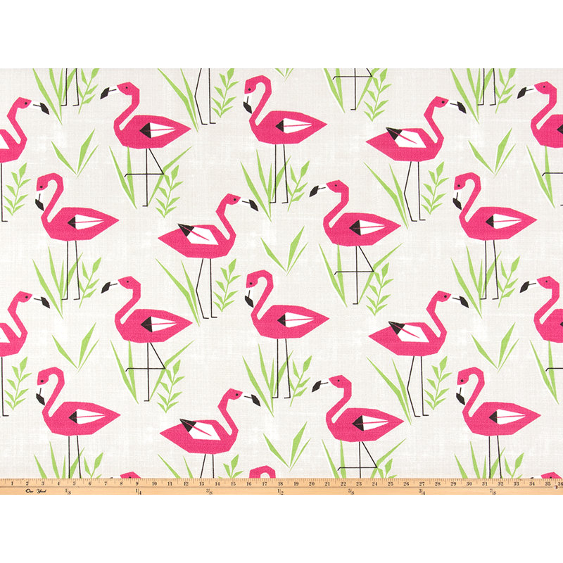 Coussin Flamingo, 17 po x 17 po