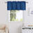 1 Panel Valance Curtains for Living Room, Kitchen Valance for Windows, Basement Window Curtains, 42 X 18 Inch-139480742-139480760