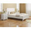Cadre de lit en bois massif robuste avec 2 tables de chevet Albany-100150074-100150073