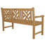 Banc de jardin et de patio en bois de teck Asean
