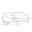 Causeuse-coussin standard en cuir véritable noir