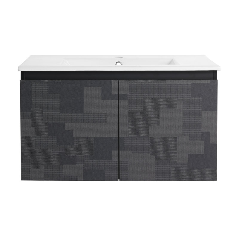 Meuble-lavabo mural flottant 30 po Avers