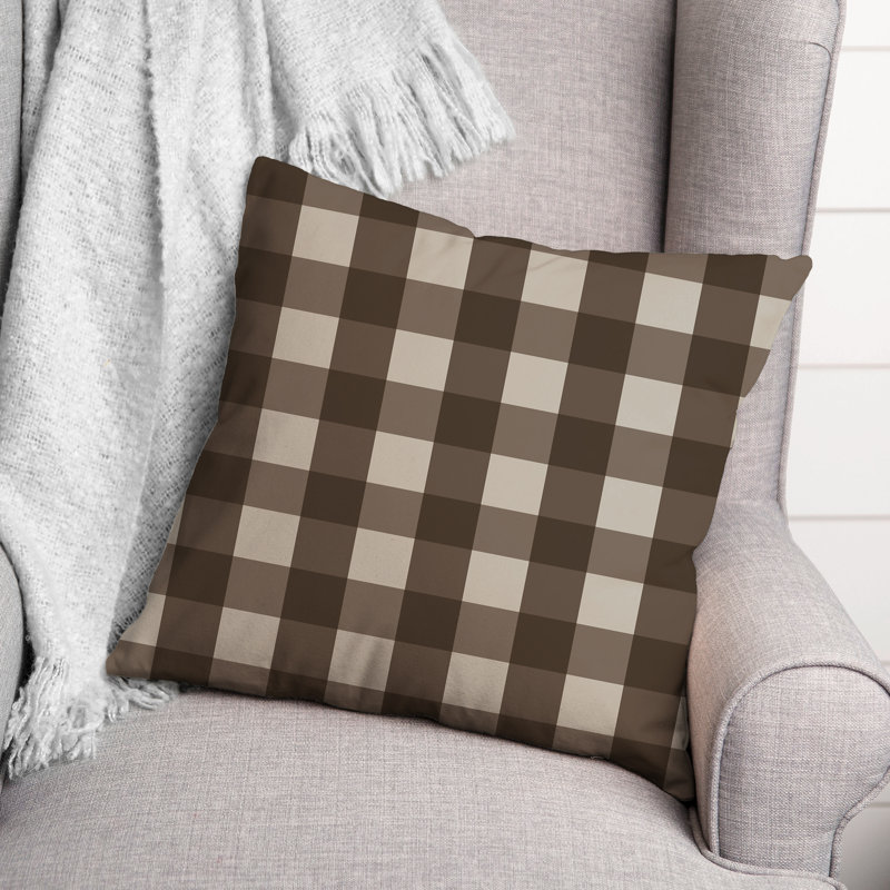 Checkered Throw Pillow