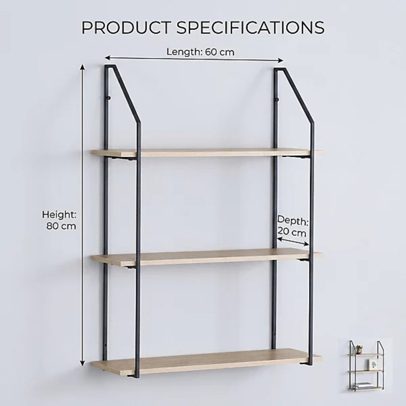 60cm W Iron Storage Rack