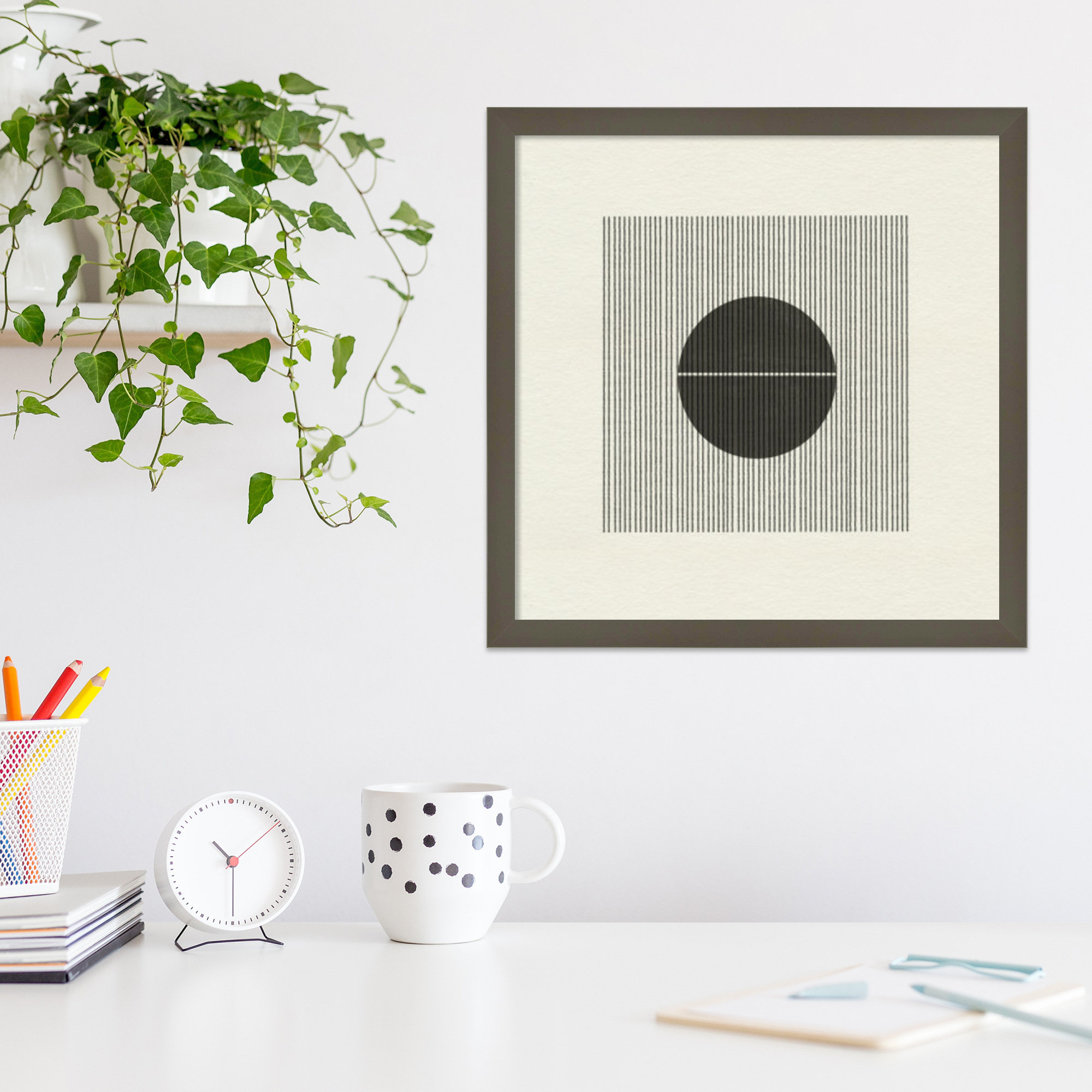 Paper Object No 5 by The Miuus Studio, Gray, 17" H x 17" W x 1" D