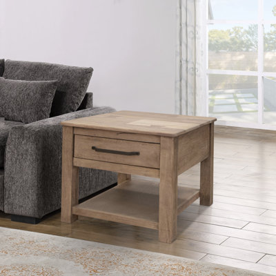 Mountain Lodge 1 Drawer, End Table
