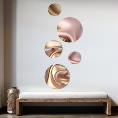 Abstract Wall Decor on Metal