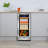 15" Beverage Refrigerator 130 Can Built-in Beer Cooler with Two Handle and Reversible Hinge