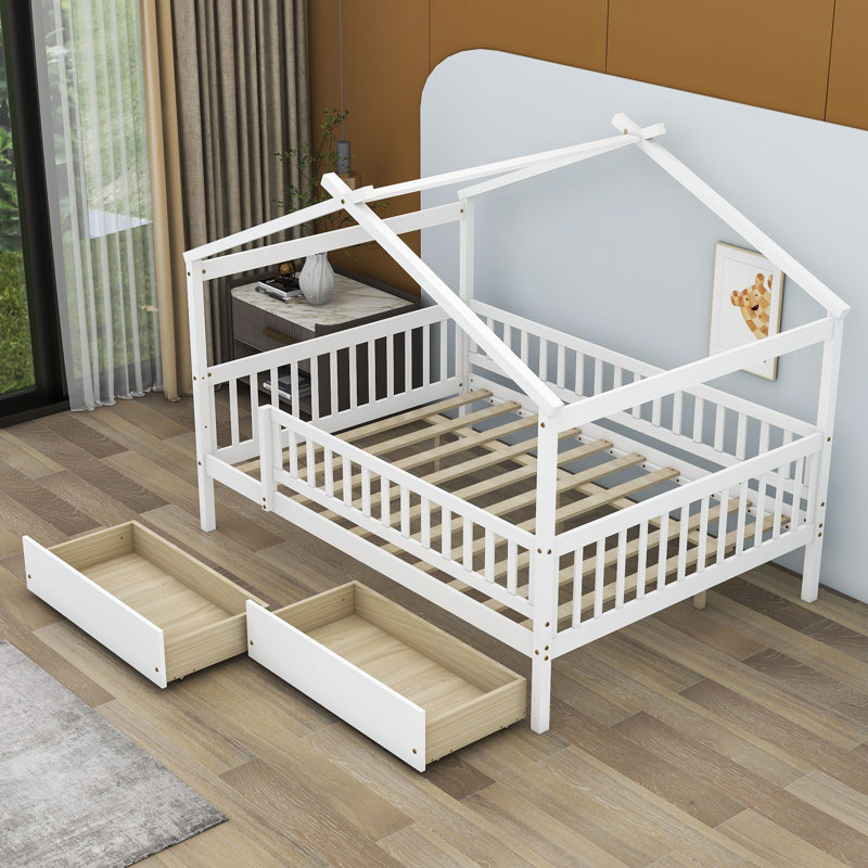 Kids with Drawers, Full, White