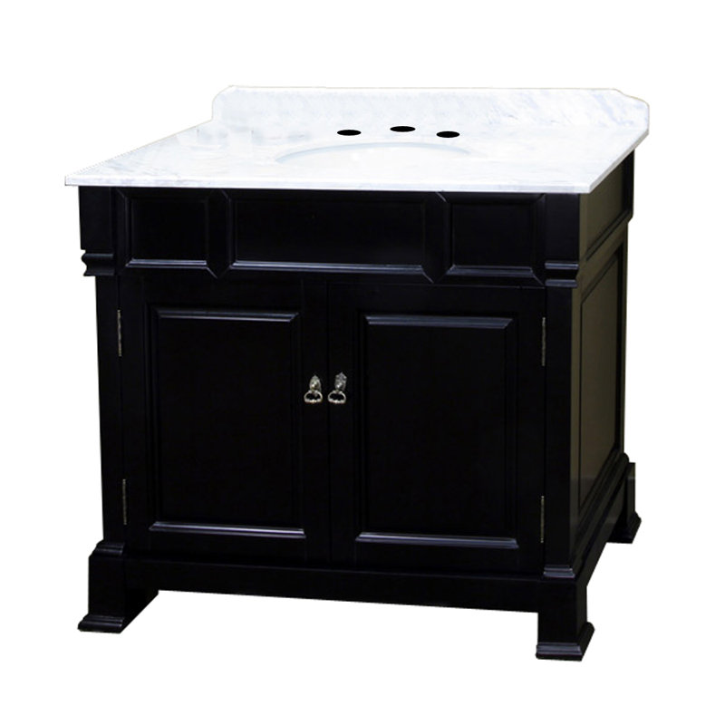 Ensemble de meuble-lavabo simple 42 po Lollis, Espresso