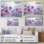 Pensées mauves en fleurs - impression-206420560-206420557