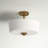 Ceron Glass Semi Flush Mount