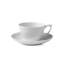 Royal Copenhagen White Fluted Teacup & Saucer
