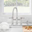 Robinet pont à double jet Empressa - Chrome-34379663