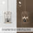 4 - Light Dimmable Lantern Geometric Chandelier-2093808739