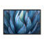 «Nature Inspired Blue Agave Abstract» par Robin Wechsler - Œuvre d'art encadrée sur papier-81386702-131289668-131289659