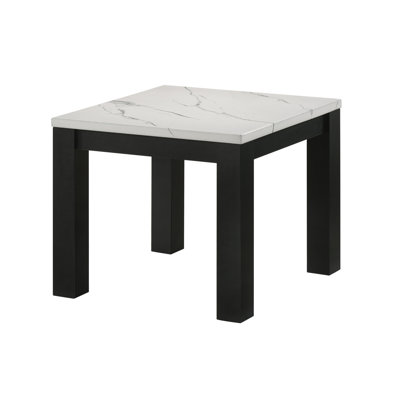 3-Piece Living Room Table Set Table Top Cocktail Table And Two Matching End Tables Wooden Furniture