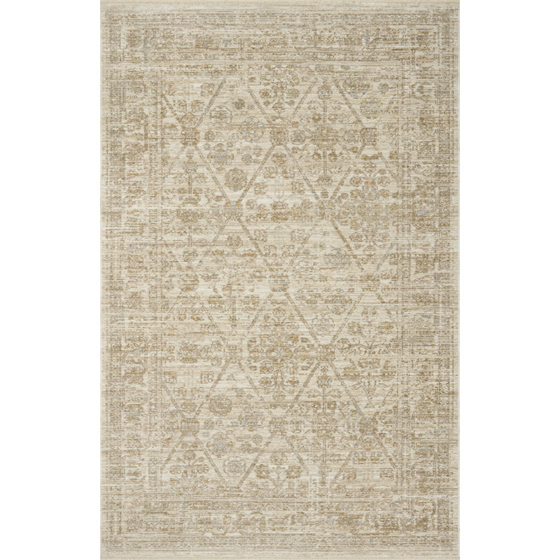 Loloi Elora Ivory / Multi Area Rug, Ivory / Multi 2'-6" x 10'-2"