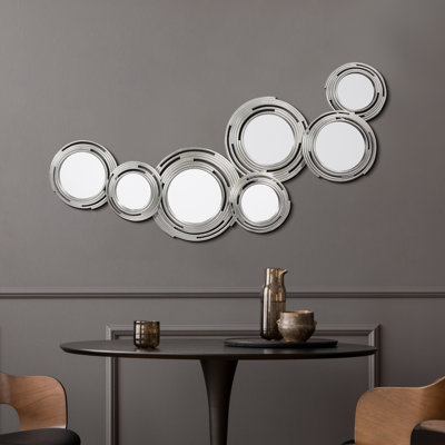 Miroirs circulaires 24 "x 59" "Descendant Reflection"