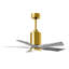 Ventilateur de plafond standard à DEL à 42 pales de 42 po avec télécommande et ensemble d'éclairage inclus Patricia-737709011-758698665