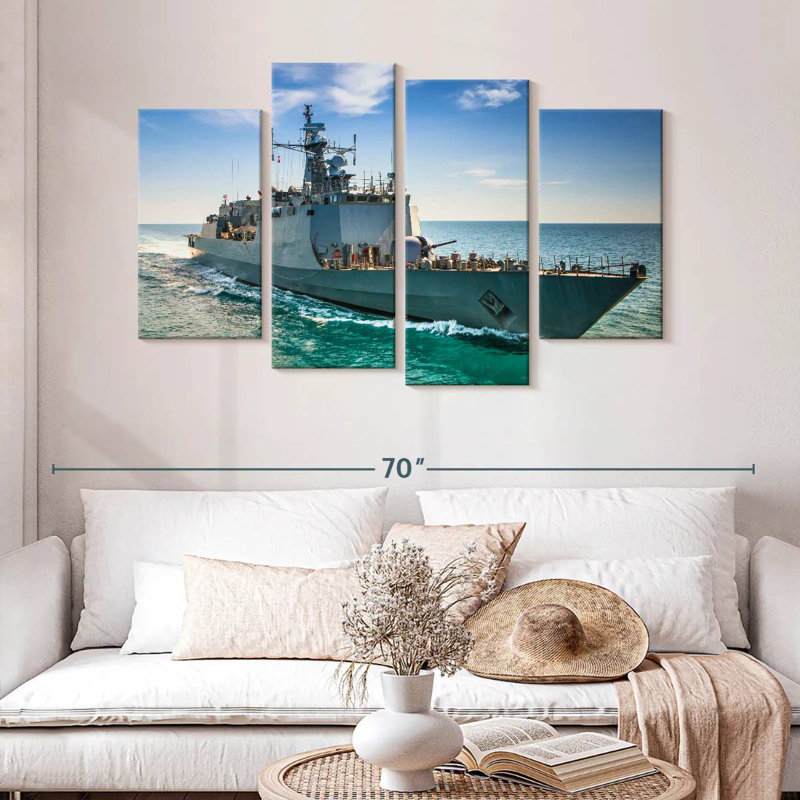 Mait Naval Ship, 32" H x 52" W