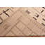 Grand tapis moderne à motif primitif