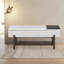 Banc de rangement rembourré de style campagnard avec caractéristiques de sécurité et confort durable-543701480-543701481