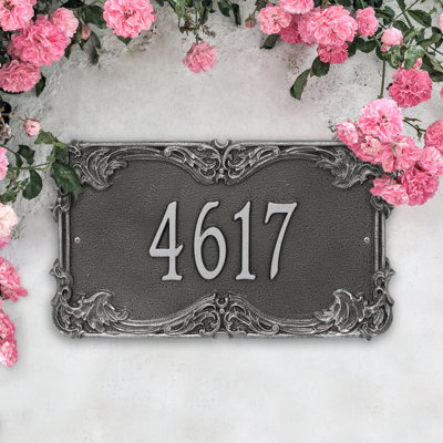 Signature Series 1-Line Wall Address Plaque