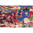 Moroccan One-of-a-Kind Rectangle 4'8" X 7'1" Wool Area Rug in Blue/Gray/Red