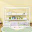 Lit à baldaquin en bois Montessori avec tablettes et garde-corps-947139746-947139748