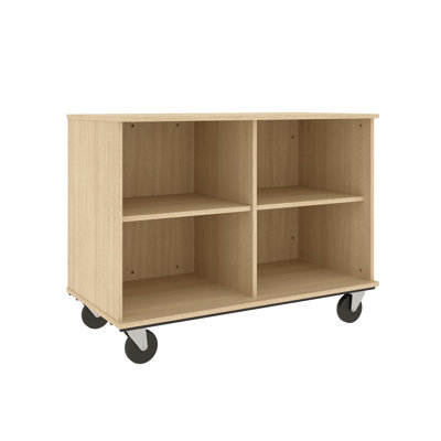 Casier mobile à 4 compartiments avec roulettes
