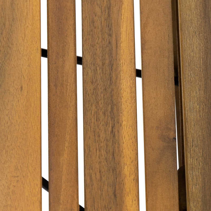 Table d'appoint en bois - avec plateau à lattes, pliable, 21,26 po x 13,5 po 16,01 style pliable pour un espace élégant, l 21,26 po x P 13,5 po x H 16,01 po