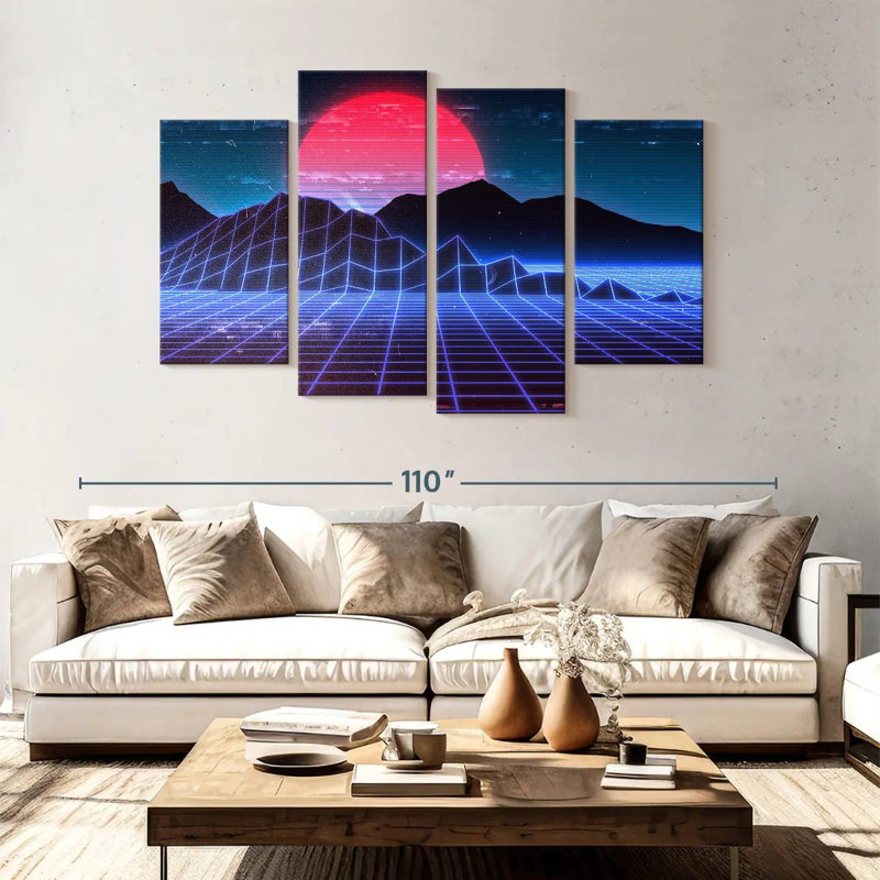 Kelan Digital Sunset, 54" H x 84" W