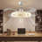 42" Ceiling Fan with LED Lights and Remote Control, Modern Indoor Ceiling Fan with Acrylic Shade for Bedroom Living Room-1177129414