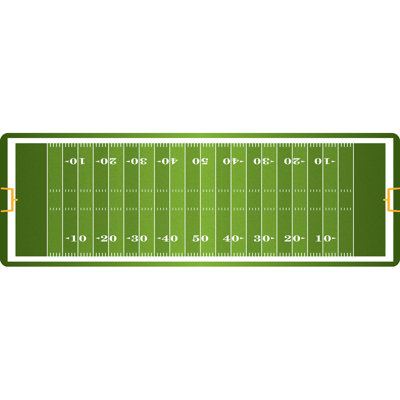 The Original Fun Mat, Mat Runner, 15.5In X 47In, Football Field