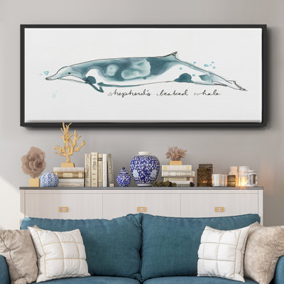 Baleine III - toile encadrée