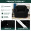 Jacquard Spandex Stretch Box Cushion Sofa Slipcover-1856428678
