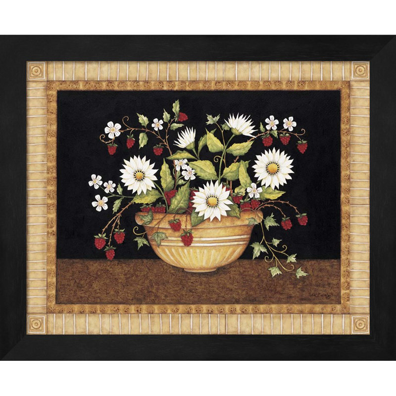 «Cherries & Raspberries» par Robin Betterley, art encadré (ensemble de 2)