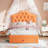 Twin Upholstered Platform Bed Frame with Storage Drawers, Low-Profile Faux Leather Bed with Crystal Accent Headboard-1383565596