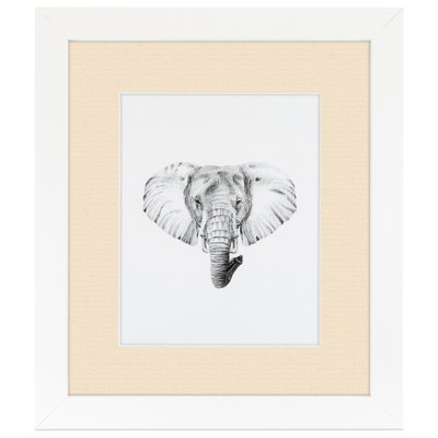 Wood Matte Picture Frame with Mat